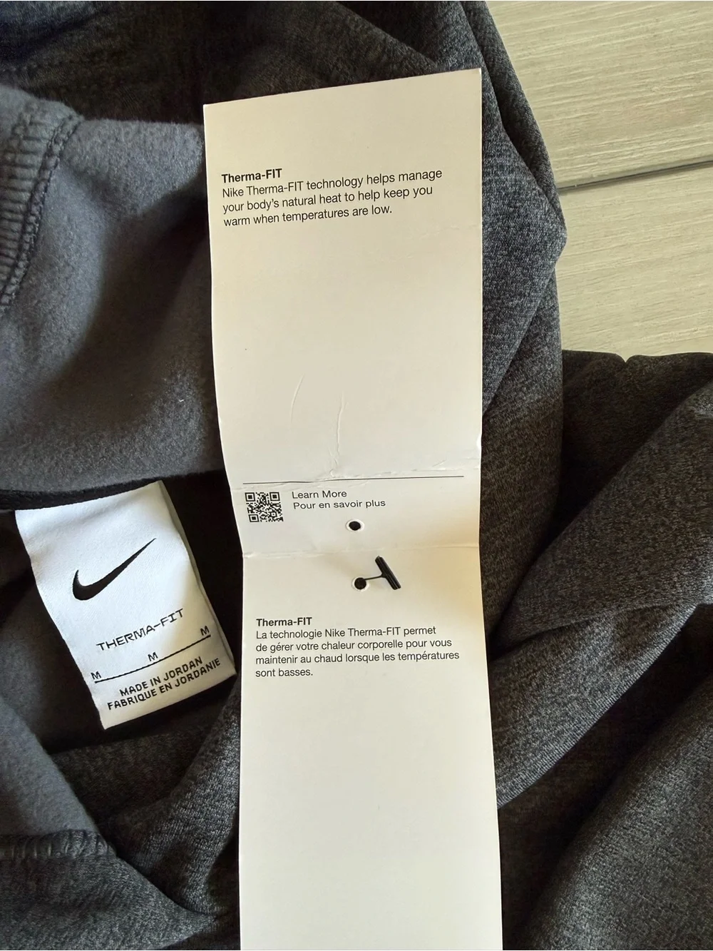 NikeTherma-FIT Pullover Hoodie Grey Medium NWT
